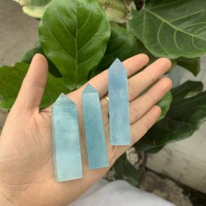 Trụ đá Aquamarine - Aquamarine Point - Đá sưu tầm, thanh tẩy, tarot | CADA.VN