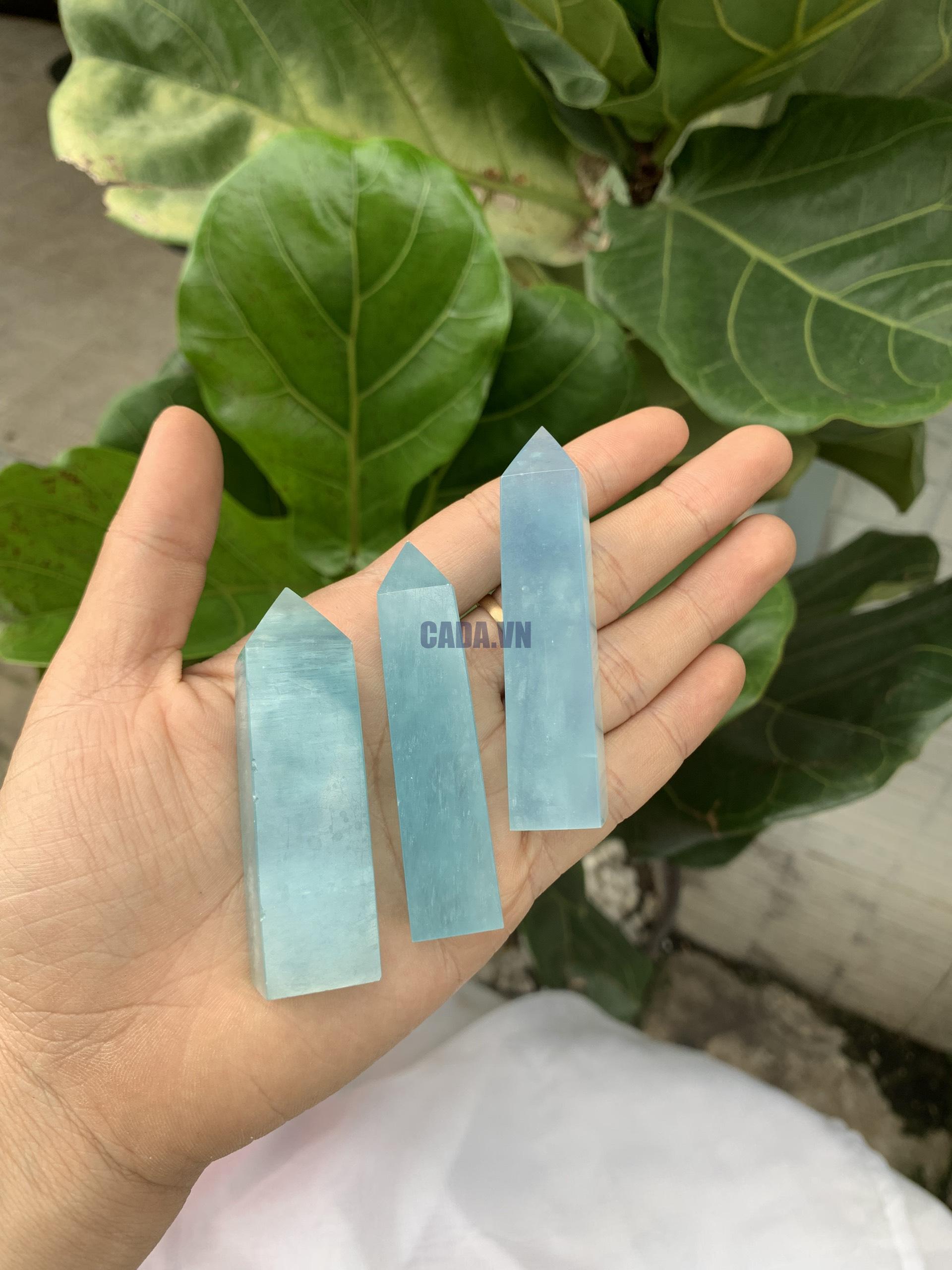 Trụ đá Aquamarine - Aquamarine Point - Đá sưu tầm, thanh tẩy, tarot | CADA.VN