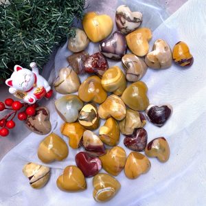 Trái tim Mookaite Jasper - Mookaite Jasper Heart | Đá sưu tầm, thanh tẩy, tarot | CADA.VN