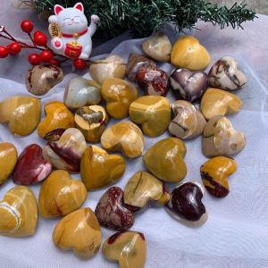 Trái tim Mookaite Jasper - Mookaite Jasper Heart | Đá sưu tầm, thanh tẩy, tarot | CADA.VN