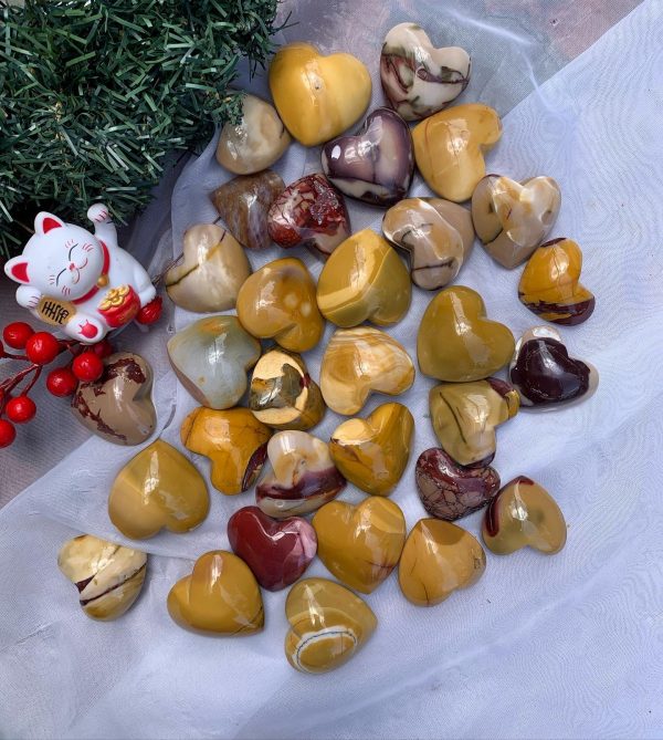 Trái tim Mookaite Jasper - Mookaite Jasper Heart | Đá sưu tầm, thanh tẩy, tarot | CADA.VN