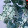 Moss Agate Mountain – Moss Agate round slice | Đá băng ngọc thủy tảo, mã não rêu hình núi, hình tròn | CADAVN