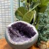 Túi Tiền - Ổ Tụ Tài Thạch Anh Tím - Amethyst (TTA01), KT: 18x15x20 CM, KL : 7,05kg