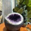 Túi Tiền - Ổ Tụ Tài Thạch Anh Tím - Amethyst (TTA02), KT: 18x15x22 CM, KL : 10.65kg