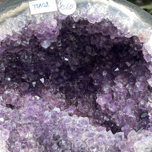 Túi Tiền - Ổ Tụ Tài Thạch Anh Tím - Amethyst (TTA02), KT: 18x15x22 CM, KL : 10.65kg