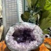 Túi Tiền - Ổ Tụ Tài Thạch Anh Tím - Amethyst (TTA03), KT: 26x20x18 CM, KL : 8.5kg