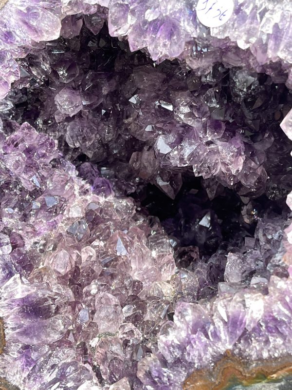 Túi Tiền - Ổ Tụ Tài Thạch Anh Tím - Amethyst (TTA05), KT: 21x20x27 CM, KL : 17.36kg