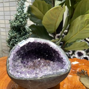 Túi Tiền - Ổ Tụ Tài Thạch Anh Tím - Amethyst (TTA07), KT: 14x16x20 CM, KL : 4.86kg