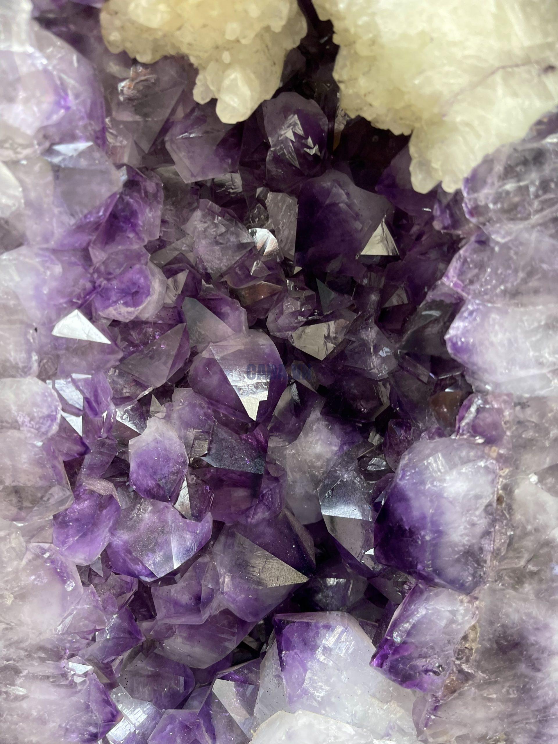 Hốc Thạch Anh Tím – Amethyst Geode (T138), KT: 50x 23 CM, KL : 26.5kg