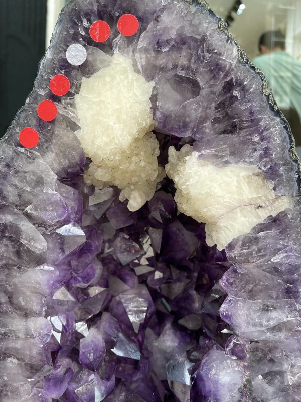 Hốc Thạch Anh Tím – Amethyst Geode (T138), KT: 50x 23 CM, KL : 26.5kg
