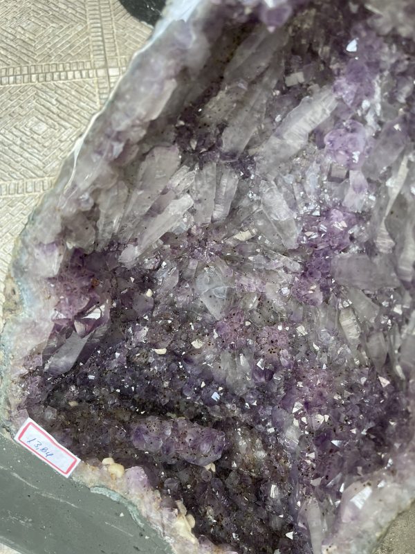 Hốc Thạch Anh Tím – Amethyst Geode (T141), KT: 40x 25CM, KL : 13.84kg