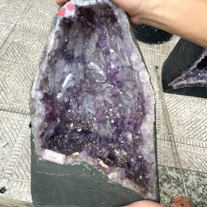 Hốc Thạch Anh Tím – Amethyst Geode (T141), KT: 40x 25CM, KL : 13.84kg