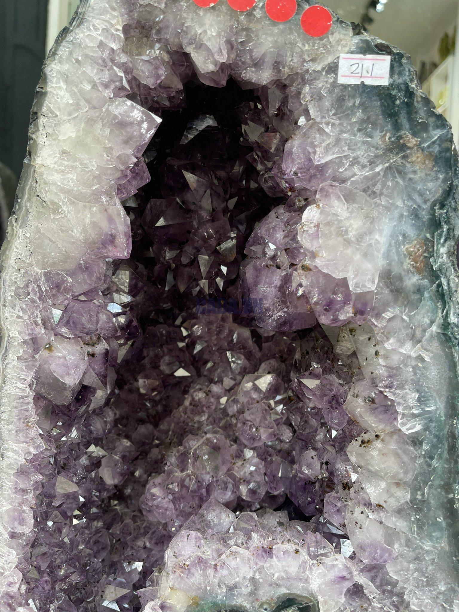 Hốc Thạch Anh Tím – Amethyst Geode (T142), KT: 41x 25.5CM, KL : 21.1kg