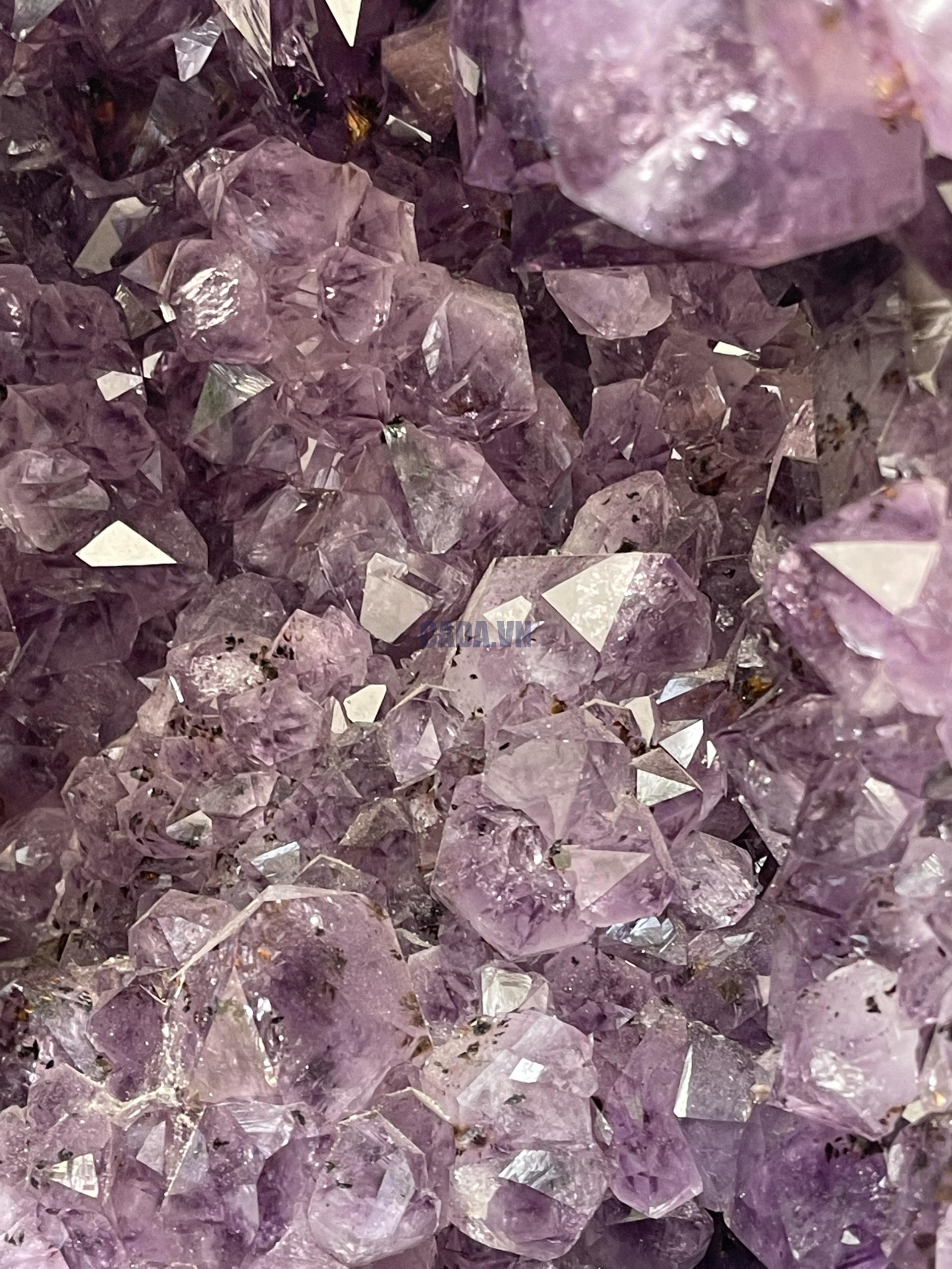 Hốc Thạch Anh Tím – Amethyst Geode (T142), KT: 41x 25.5CM, KL : 21.1kg