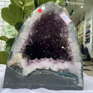 Hốc Thạch Anh Tím - Amethyst Geode (T148), KT: 28 x 25 CM, KL : 13.12kg