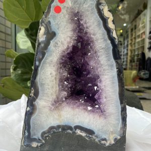 Hốc Thạch Anh Tím - Amethyst Geode (T150), KT: 29 x 19 CM, KL : 8.84kg