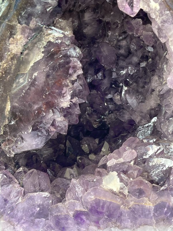 Hốc Thạch Anh Tím - Amethyst Geode (T152), KT: 24.5 x 18.5 CM, KL :7.3kg