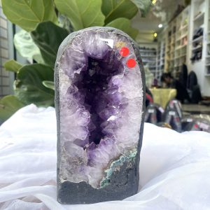 Hốc Thạch Anh Tím - Amethyst Geode (T159), KT: 22 x 10.5 CM, KL :4.8kg