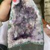 Hốc Thạch Anh Tím – Amethyst Geode (T164-T165), KT: 21.5x 16cm  và  23 x 14.5  CM, KL : 4kg & 3.98kg