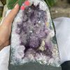Hốc Thạch Anh Tím – Amethyst Geode (T164-T165), KT: 21.5x 16cm  và  23 x 14.5  CM, KL : 4kg & 3.98kg