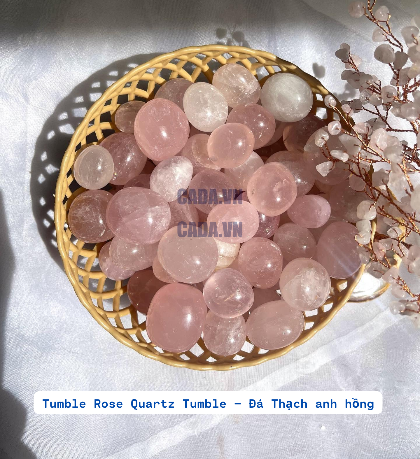 Tumble thạch anh hồng - Rose Quartz Tumble | Đá thanh tẩy, Tarot, Healing, sưu tầm