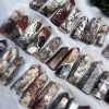 Trụ đá Mexico Agate - Mexico Agate Point | Trụ đá thanh tẩy, Tarot, Healing, sưu tầm