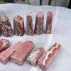 Trụ đá đào hoa  – Rhodochrosite Point | Trụ đá thanh tẩy, Tarot, Healing, sưu tầm