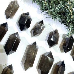 SMOKY QUARTZ DOUBLE POINT| Trụ thạch anh khói 2 đầu | CADA.VN