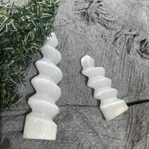 Selenite Spiral Tower| Tháp xoắn ốc Selenite | CADA DECOR