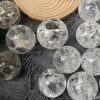 Thạch anh trắng | Cầu Cracked clear quartz | Đá trang trí, sưu tầm, healing | CADA DECOR