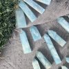 Trụ đá Ngọc Hải Lam | Aquamarine point | Đá trang trí, sưu tầm, healing | CADA DECOR