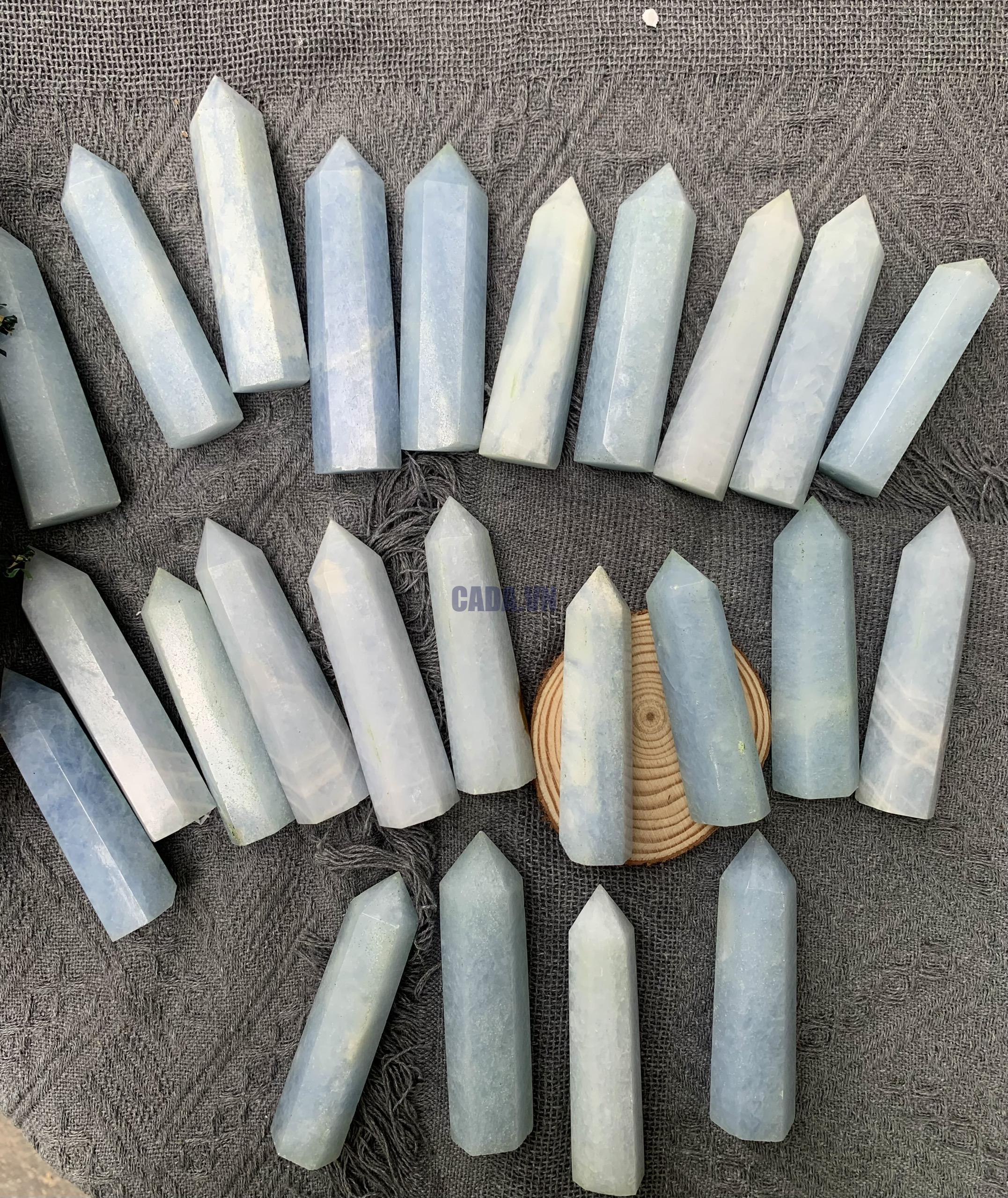 Trụ blue calcite | Đá trang trí, sưu tầm, healing | CADA DECOR