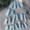 Trụ đá Ngọc Hải Lam | Aquamarine point | Đá trang trí, sưu tầm, healing | CADA DECOR