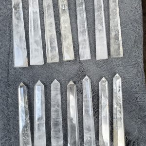 Trụ thạch anh trắng 20-30cm | Đá trang trí, sưu tầm, healing | CADA DECOR