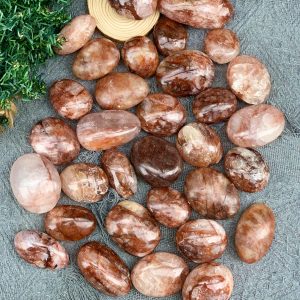 Thạch anh lửa | Palm fire quartz | Đá trang trí, sưu tầm, healing | CADA DECOR
