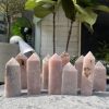 Trụ đá thạch anh tím hồng | Pink amethyst point | Đá trang trí, sưu tầm, healing | CADA DECOR