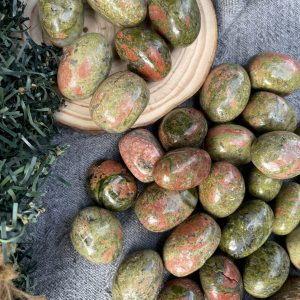 Đá Vô Song | Tumble Unakite | Đá trang trí, sưu tầm, healing | CADA DECOR