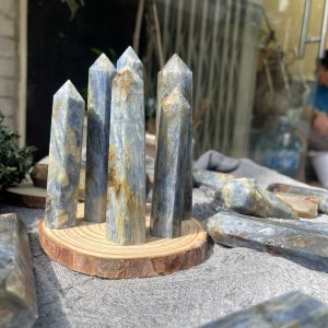 Trụ đá blue kyanite| Đá trang trí, sưu tầm, healing | CADA DECOR