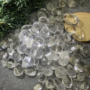 Thạch anh trắng | Tumble Clear Quartz | Đá trang trí, sưu tầm, healing | CADA DECOR