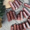 Trụ Thạch anh dâu tây đỏ | Red strawberry quartz point | Đá trang trí, sưu tầm, healing | CADA DECOR