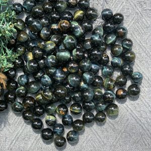 Mắt hổ xanh | Cầu Blue tiger eye | Đá trang trí, sưu tầm, healing | CADA DECOR