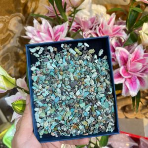 Đá vụn Turquoise (100gram) | Đá trang trí, sưu tầm, healing | CADA DECOR