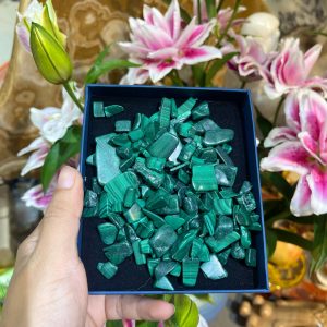Đá vụn lông công ( 100gram ) | Đá trang trí, sưu tầm, healing | CADA DECOR