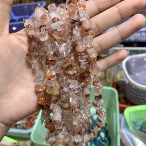 Dây chip Red Fire Quartz - Thạch Anh Lửa | CADA DECOR