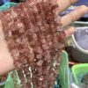 Dây chip Red Strawberry Quartz - Thạch Anh Dâu Tây đỏ | CADA DECOR
