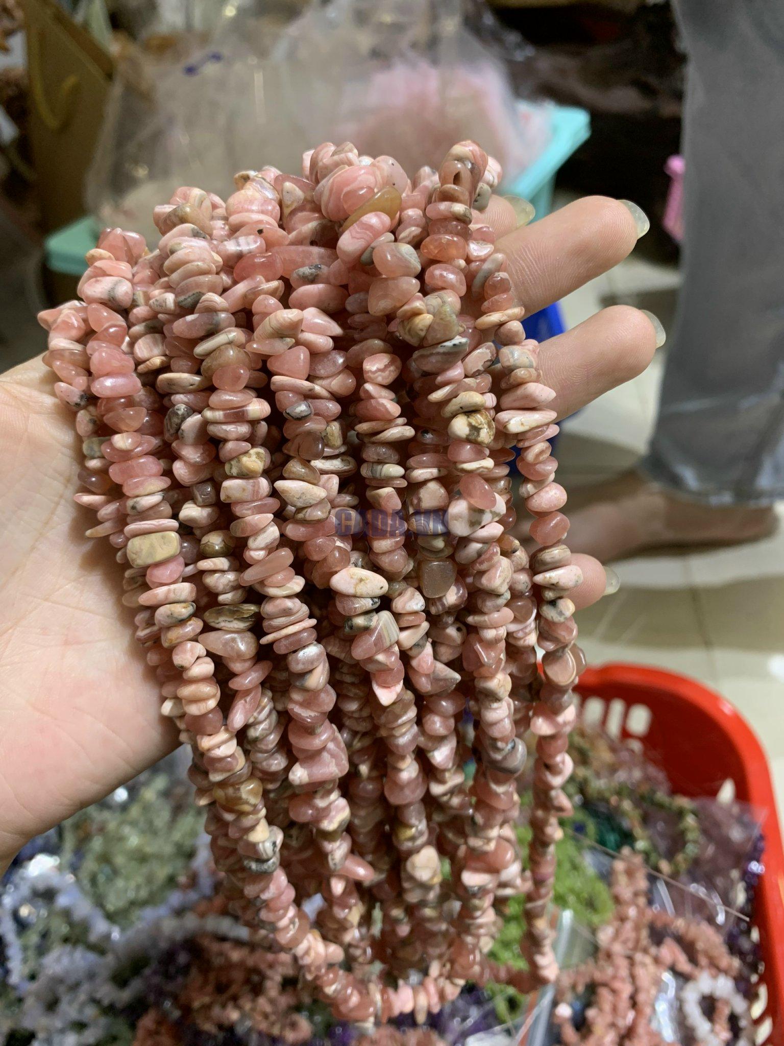 Dây chip Rhodochrosite - Đào Hoa | CADA DECOR