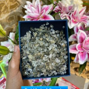 Đá vụn Rutilated Quartz (100gram) | Đá trang trí, sưu tầm, healing | CADA DECOR