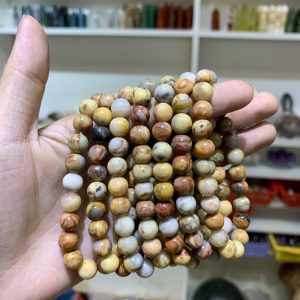 Vòng Crazy Lace Agate 8mm - Vòng đơn | CADA DECOR