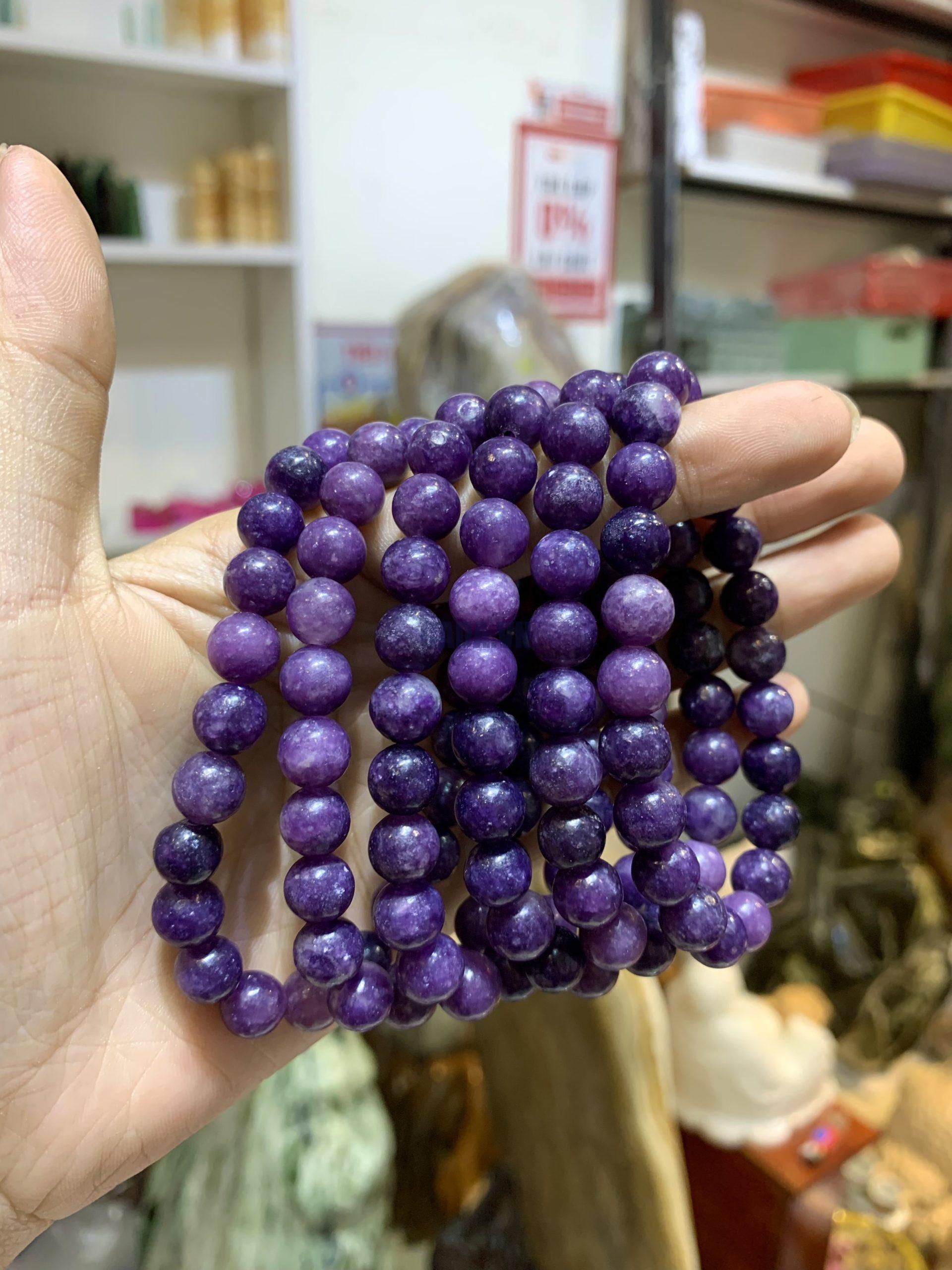 Vòng Lepidolite 8mm - Vòng đơn | CADA DECOR