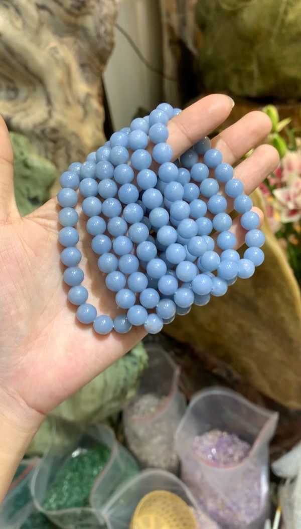 Vòng Angelite 8mm - Vòng đơn | CADA DECOR
